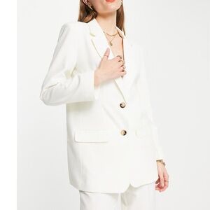 NWT: Elegant White Women's Blazer